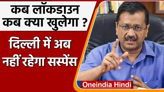 Delhi Lockdown: Arvind Kejriwal ने ट्वीट कर किया बड़ा ऐलान, जानें क्या ? | वनइंडिया हिंदी