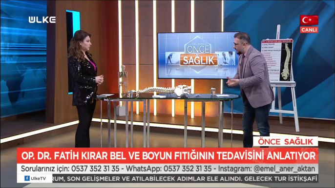 Op. Dr. Fatih Kırar | Ameliyatsız Bel ve Boyun Fıtığı Tedavileri ( 26 OCAK )