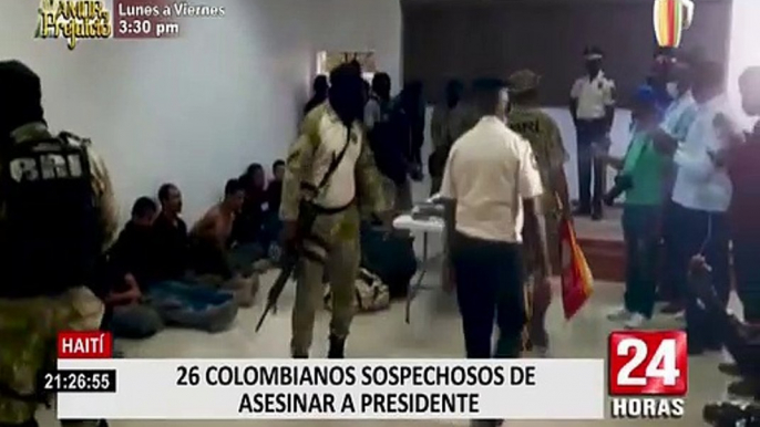 Jovenel Moïse: informan que 26 colombianos estarían implicados en magnicidio