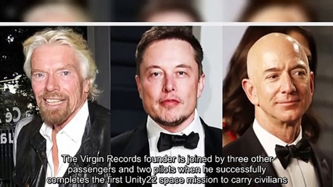 Richard Branson Beats Elon Musk and Jeff Bezos in Race to Space With Virgin Galactic Launch