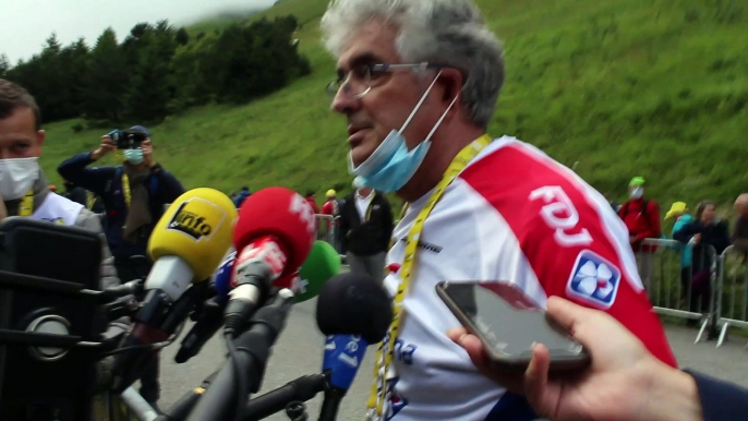 Tour de France 2021 - Marc Madiot : "David Gaudu presqu'au contact des meilleurs, c'est intéressant !"