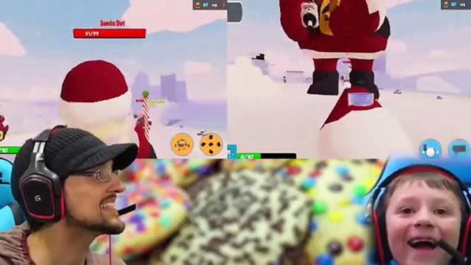 ANNOYING COOKIES vs CLAWS! Chase vs Duddz in Santa Claus invades Valentines Day