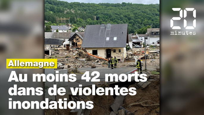 Intempéries en Allemagne : Au moins 42 morts dans de violentes inondations