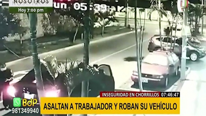 Inseguridad en Chorrillos: en un día se reportaron tres asaltos en la misma zona
