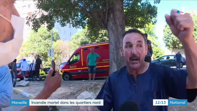 Marseille: Trois morts dans l'incendie d'un immeuble en partie squatté - Plusieurs personnes, dont un enfant, sont blessées