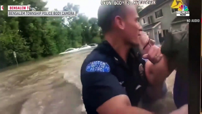 Dramatic Video - Bodycam Captures Intense Flood Rescue In Pennsylvania