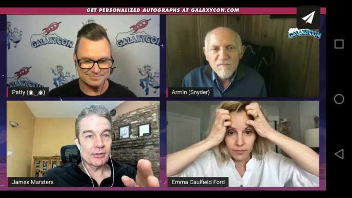 GalaxyCon Live Comic-Con; Buffy the Vampire Slayer; Armin Shimerman, James Marsters, Emma Caulfield Ford April 10th 2021