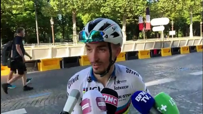 J. Alaphilippe - TDF #21 : « Ça fait du bien »