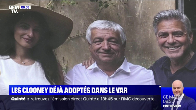 George et Amal Clooney déjà adoptés par les habitants de Brignoles dans le Var