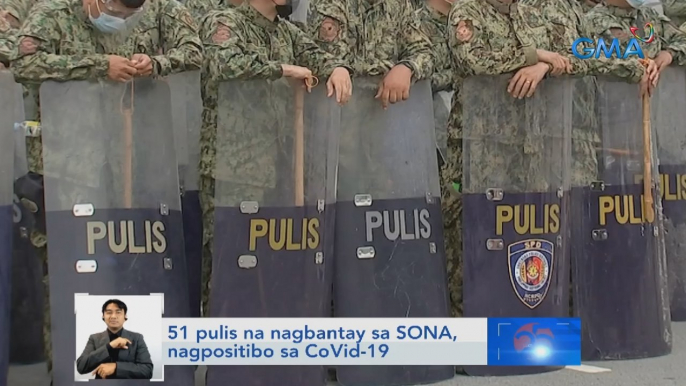 51 pulis na nagbantay sa SONA, nagpositibo sa COVID-19 | Saksi