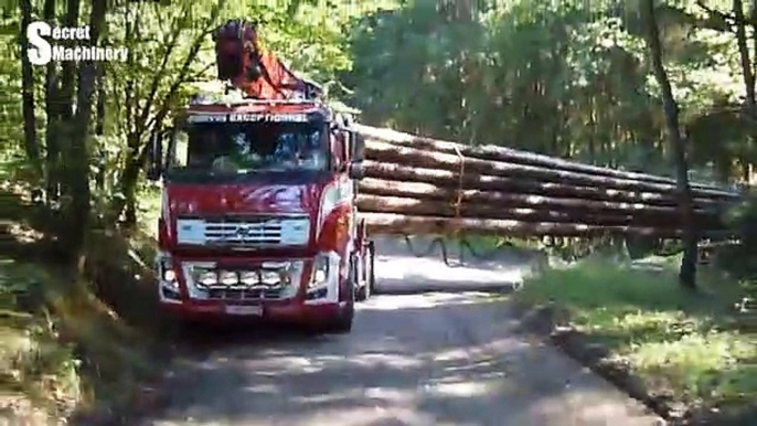 10 Extreme Dangerous Fastest Logging Wood Truck Operator, Heavy Equipment Chainsaw u0026 Sawmill Machine@Amazing Azad@24th BCSEdu