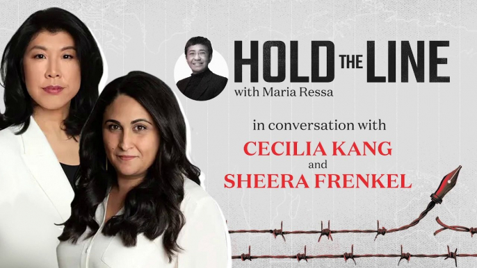 #HoldTheLine: Maria Ressa talks to NYT's Cecilia Kang, Sheera Frenkel