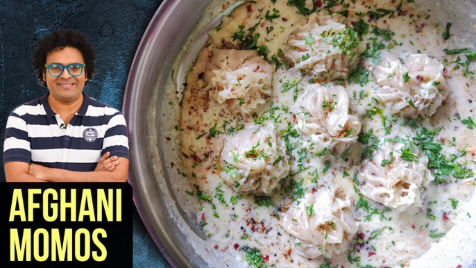 Chicken Afghani Momos | How To Make Chicken Afghani Momos | Momos Recipe By Varun Inamdar