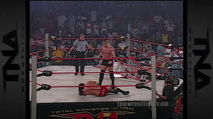 The Naturals vs America's Most Wanted Double Ladder Match NWA-TNA PPV 07.14.2004