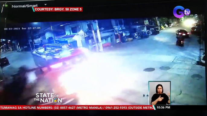 Apat na fire volunteer, sugatan matapos tumilapon nang magkabanggaan ang dalawang fire truck | SONA