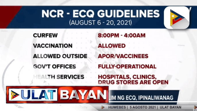 Palasyo, tiniyak na nakahanda ang pamahalaan sa ECQ; Ilang panuntunan sa ilalim ng ECQ, ipinaliwanag