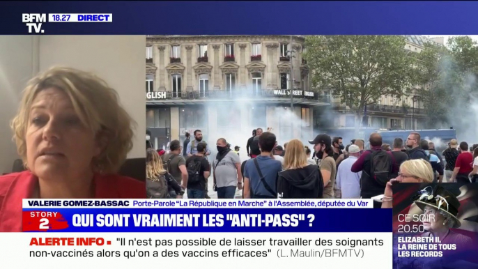 Manifestations anti-pass: la porte-parole LaREM à l'Assemblée nationale espère "ne pas arriver aux mêmes manifestations qu'à la période des Gilets jaunes"