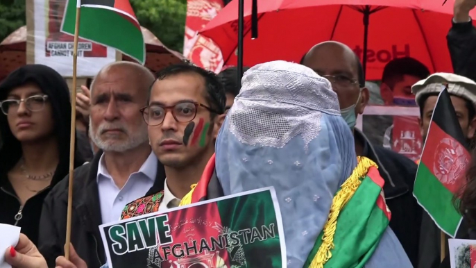 Manifestation anti-talibans à Londres : ils se mobilisent pour soutenir les Afghans