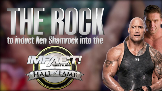 THE ROCK debuts with IMPACT WRESTLING during Hall of Fame