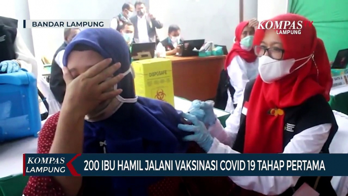 Dua Ratus Ibu Hamil Jalani Vaksinasi Covid-19 Tahap Pertama