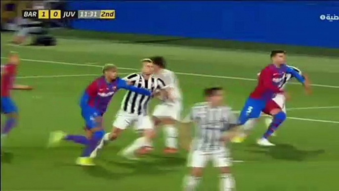 Martin Braithwaite Goal - FC Barcelona 2-0 Juventus (Friendly Match 2021)