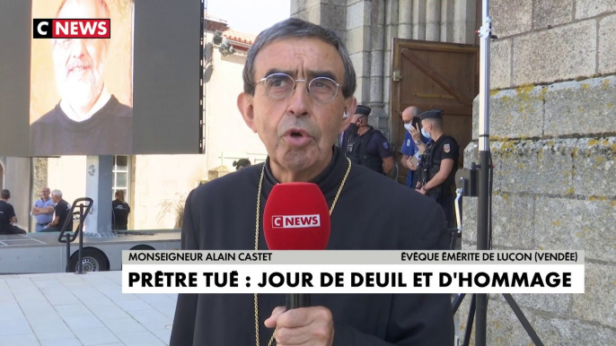 Mgr Alain Castet, évêque de Vendée, en marge des obsèques d’Olivier Maire : « Il y a beaucoup d’émotion mais également du côté de la communauté chrétienne de l’espoir» #MidiNews