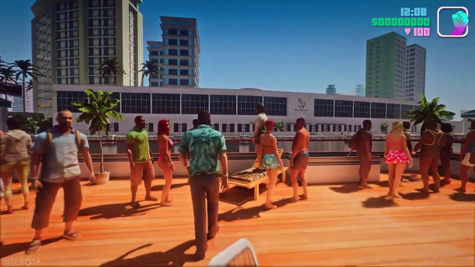 GTA Vice City Remastered 2021 Gameplay Next-Gen Ray Tracing Graphics on RTX 3090  GTA 5 PC MOD