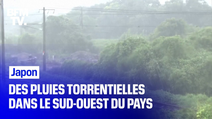 Des pluies torrentielles s'abattent sur le sud-ouest du Japon