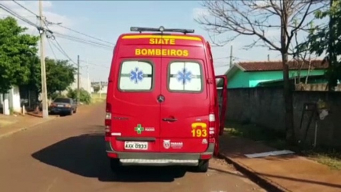 Menino de quatro anos tem suspeita de fratura ao sofrer queda no Bairro Parque dos Ipês