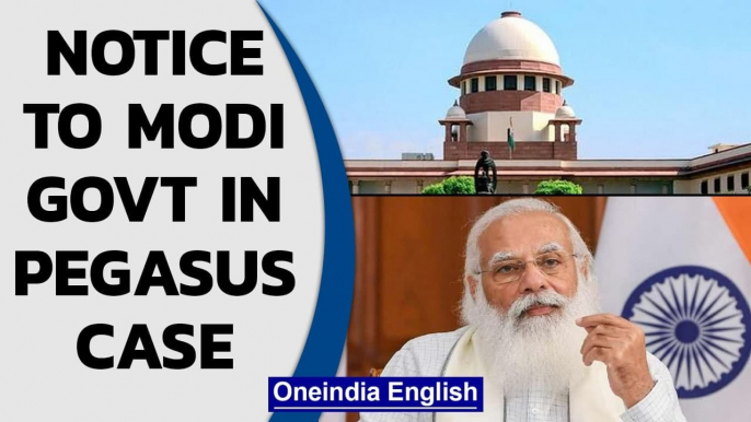 Pegasus Row : SC issues notice to Modi Govenment| Oneindia News