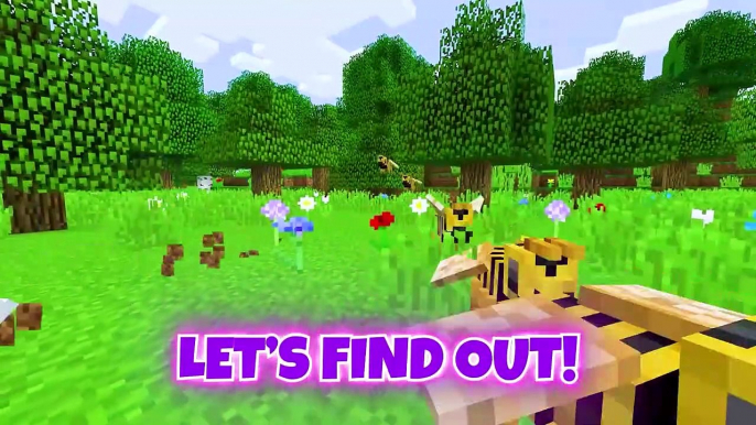 Minecraft But BEES Do All The Work!