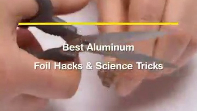 best aluminum foil hacks and science  ALUMINUM FOIL HACKS hacks alu foil hacks 5 minute crafts