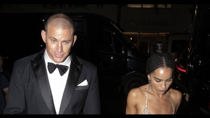 Channing Tatum and Zoe Kravitz Caught Leaving the Met Gala Together