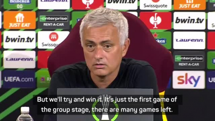 Mourinho insists he wants to win the Europa Conference League