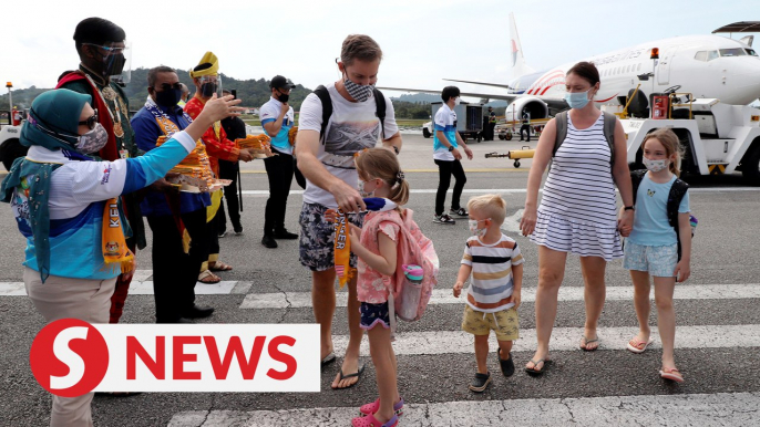 First batch of tourists arrives in Langkawi under travel bubble