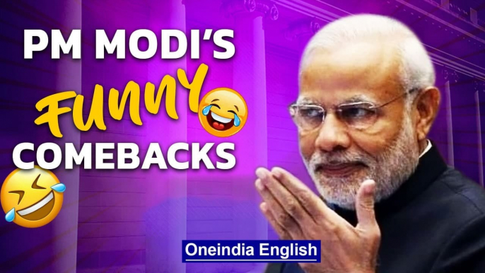 Prime Minister Narendra Modi funny replies in parliament | PM Modi Birthday| Special | Oneindia News