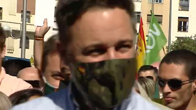 Abascal acusa al PSOE de estar detrás de la marcha neonazi por Chueca: "Apesta a cloaca socialista"