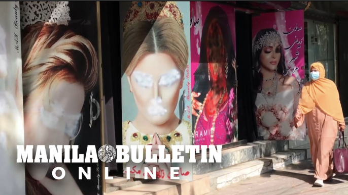 Afghanistan: Posters of women defaced at Kabul beauty salons