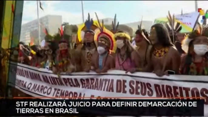 teleSUR Noticias 17:30 25-08: Brasil: Juicio para demarcación de tierras a pueblos indígenas