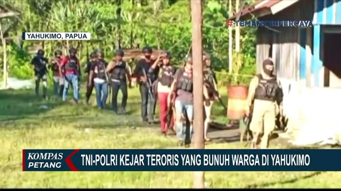 TNI-Polri Kejar Teroris yang Bunuh Warga di Yahukimo