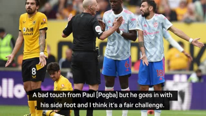 Solskjaer defends Pogba tackle in lead up to United goal