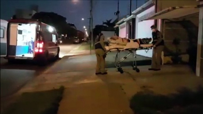 Idosa fratura o fêmur ao sofrer queda de mesmo nível no Bairro Parque Verde