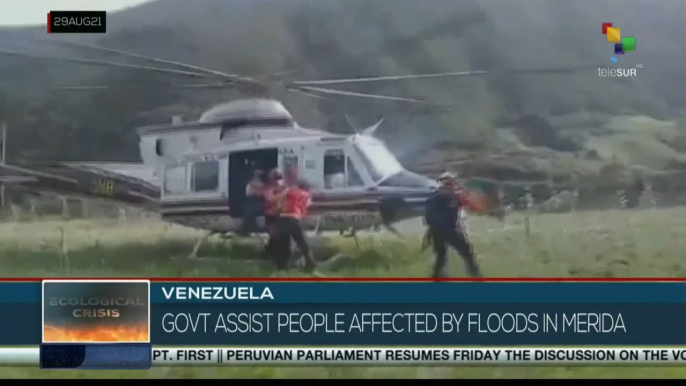 Venezuela: Government continues to assist those affected by heavy rains and floods