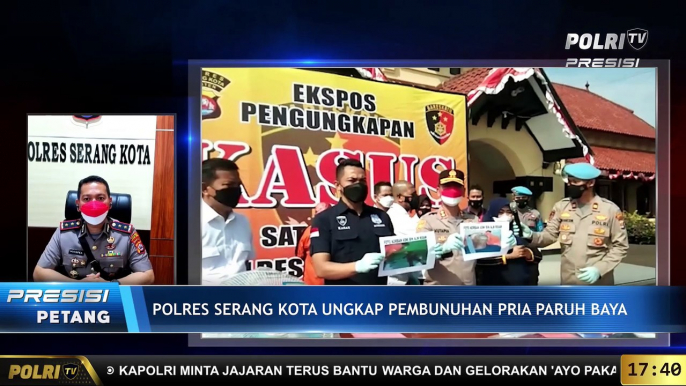 LIVE Dialog Kapolres Serang Kota AKBP Maruli Ahilles Hutapea terkait Pembunuhan Pria Paruh Baya