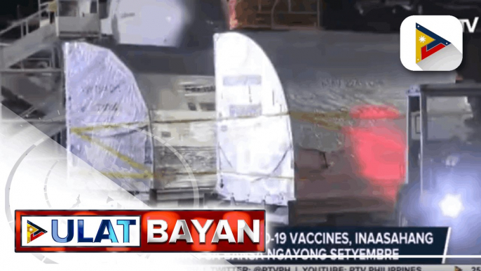 Higit 16-M doses ng COVID-19 vaccines, inaasahang darating sa bansa ngayong Setyembre; Desisyon sa pagbabakuna ng booster shots, posibleng ilabas ng vaccine expert panel sa susunod na linggo; 3rd dose ng bakuna vs. COVID-19, pwedeng ibigay sa healthcare w