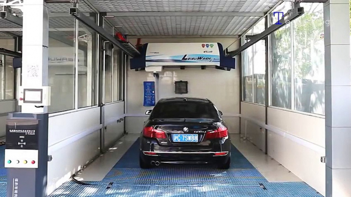 Snow foam blasting machine is amazingly capable of blowing away dirt   automatic car wash technology