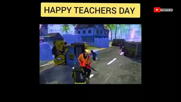 Happy Teacher's day || Teacher's day special celebration in freefire ||Teacher's day status ||Free Fire WhatsApp Status ||Freefire tik tok Status