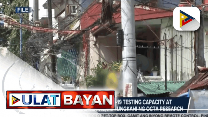 Pagpapaigting ng Covid-19 testing capacity at contact tracing ng Pilipinas, iminungkahi ng Octa Research ; WHO, suportado rin ang pagpapatupad ng granular lockdown kung sasabayan ng pinaigting na testing at contact tracing