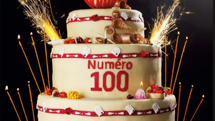 Le gâteau d'anniversaire du hors-série Cuisine Actuelle, n°100