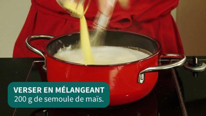 Comment réaliser une polenta ferme ?